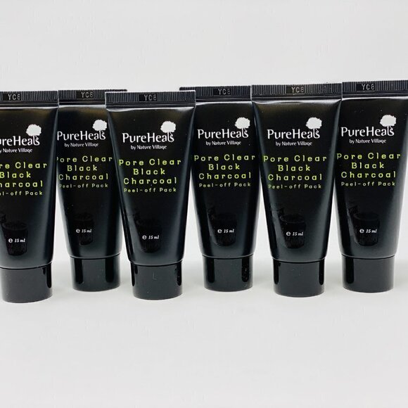 6pk-PureHeals Pore Clear Charcoal Peel off Pack - Picture 3 of 3